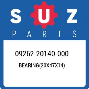 09262-20140-000 Suzuki Bearing(20x47x14) 0926220140000, New Genuine OEM Part
