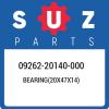 09262-20140-000 Suzuki Bearing(20x47x14) 0926220140000, New Genuine OEM Part #1 small image