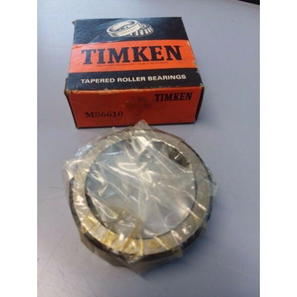 Timken Tapered Roller Bearing M86610 Cup #1 image