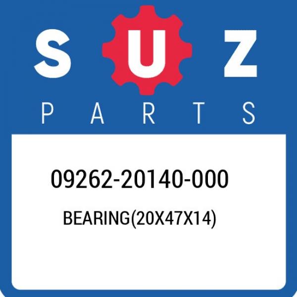 09262-20140-000 Suzuki Bearing(20x47x14) 0926220140000, New Genuine OEM Part #1 image